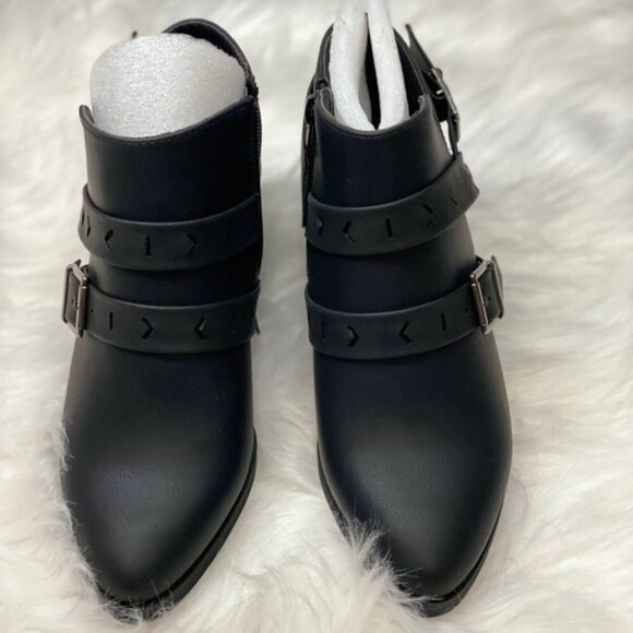 Justfab Hit The Road Heeled Booties - Picture 1 of 8